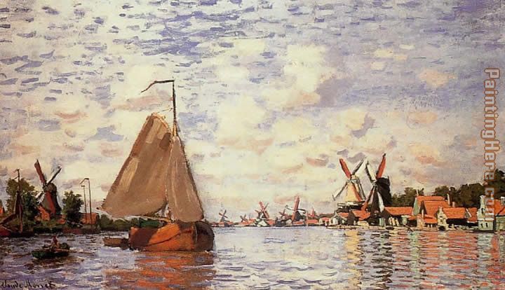 Claude Monet The Zaan at Zaandam 2
